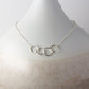 Mistura Quatro Fused Silver Link Necklace
