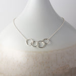 Mistura Quatro Fused Silver Link Necklace
