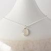 Moonstone Uno Ovale Silver Pendant Necklace